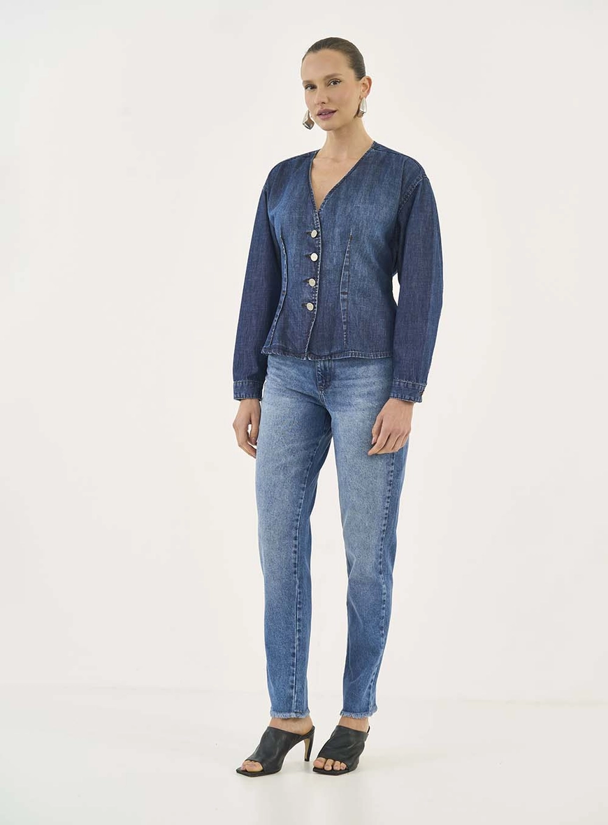 Calça Jeans Madrid Com Metais