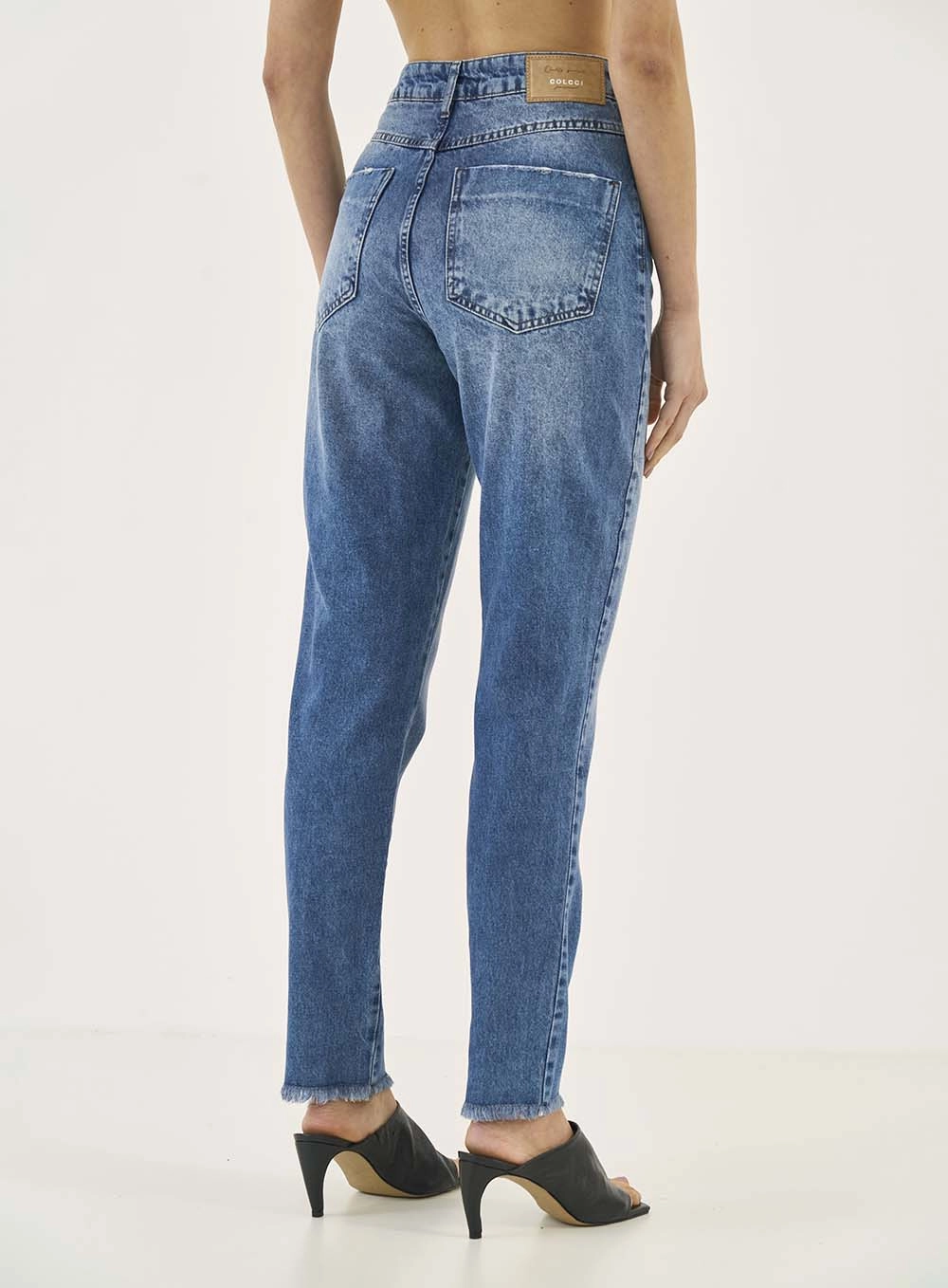 Calça Jeans Madrid Com Metais Índigo