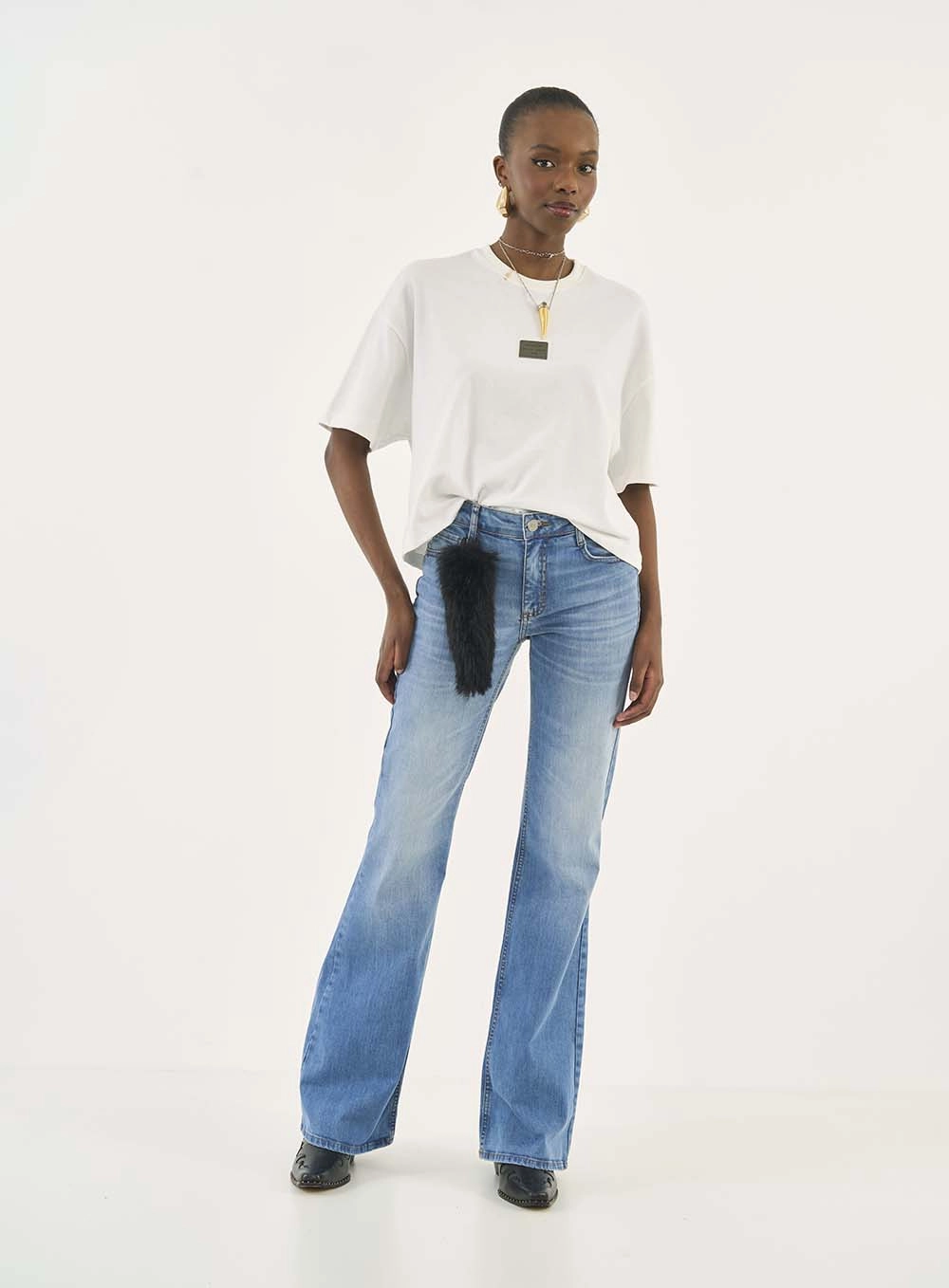 Calca Jeans  Feminino Colcci Jeans Índigo