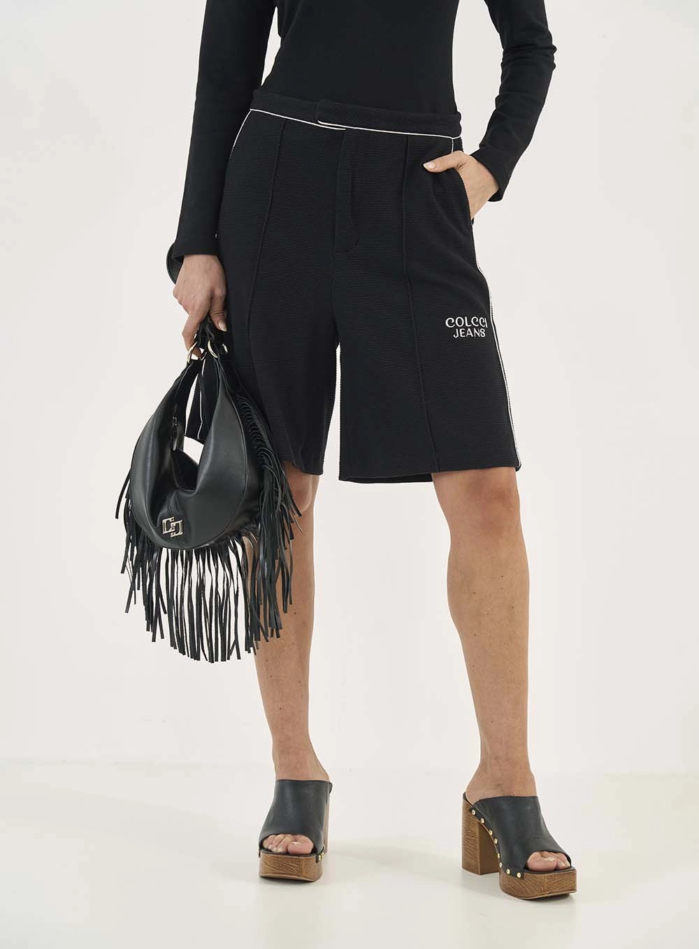 Bermuda Colcci Jeans Preto