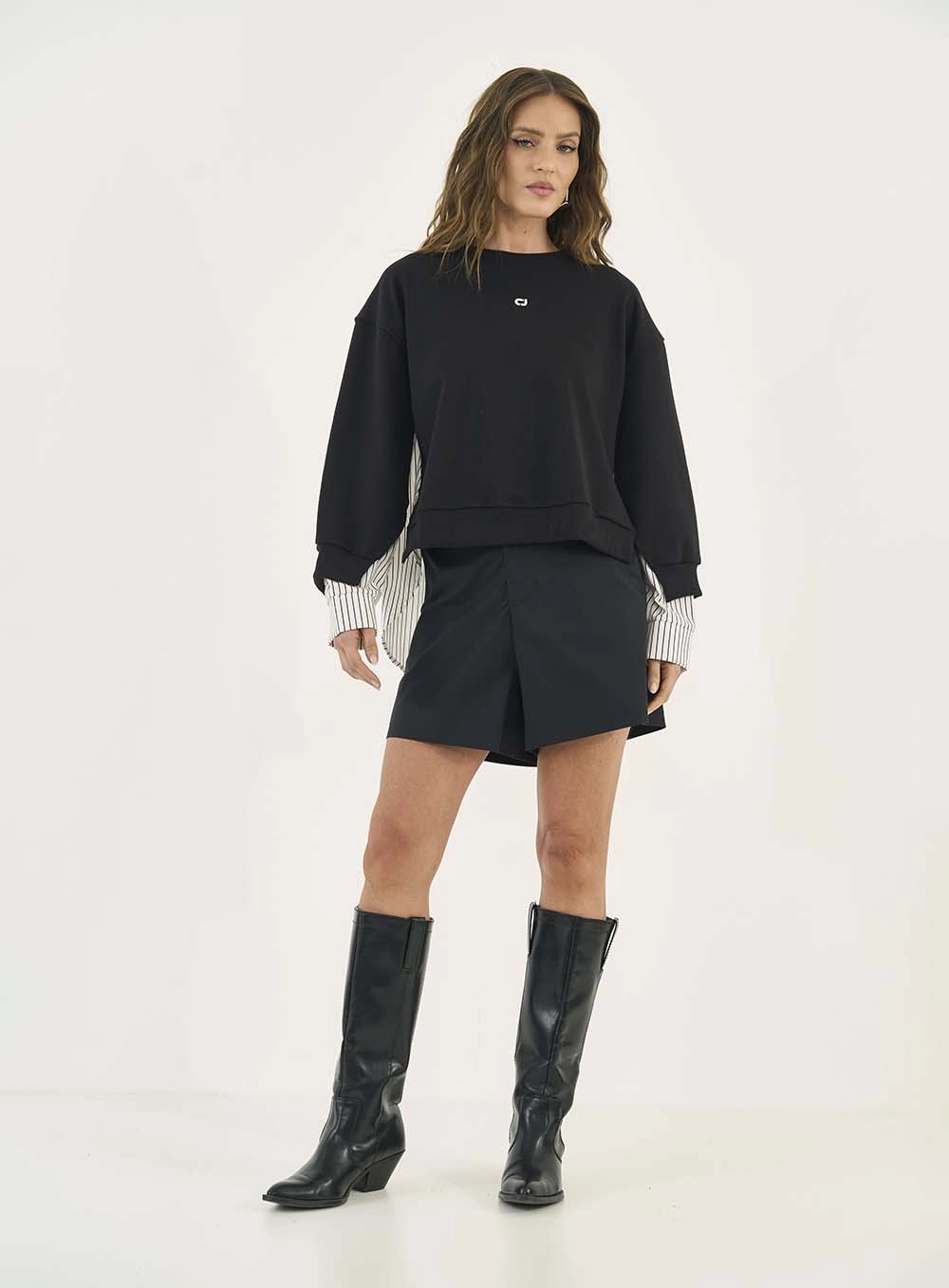 Short Colcci Jeans Preto