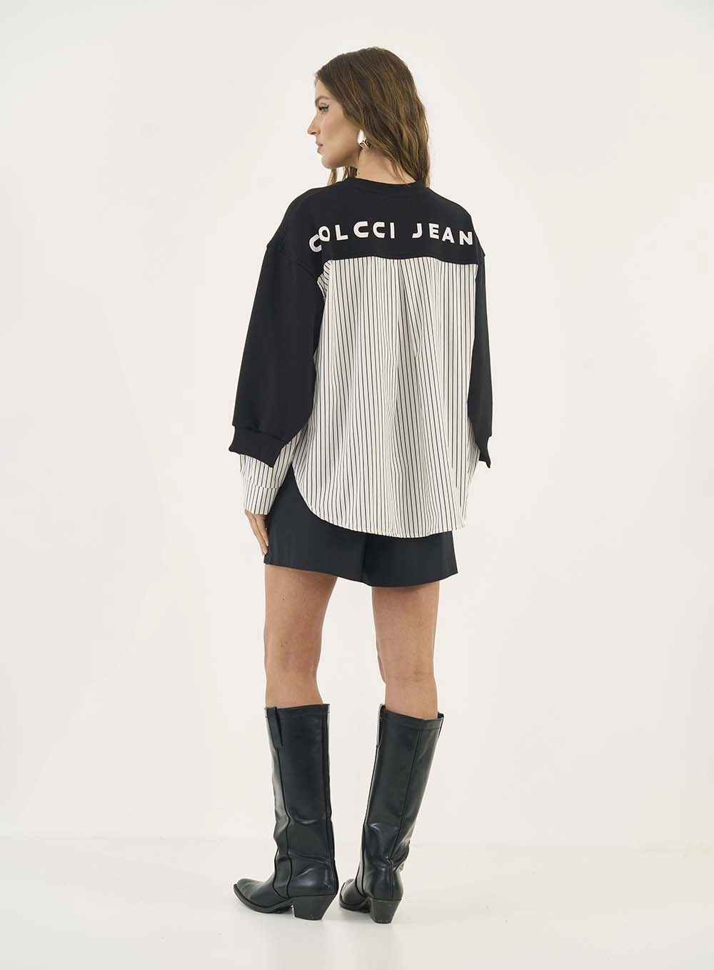 Short Colcci Jeans Preto