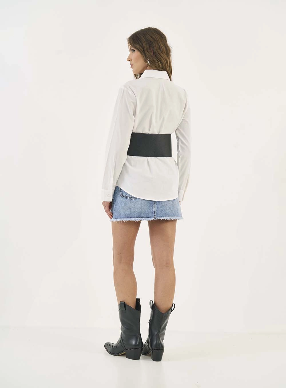 Saia Jeans Índigo