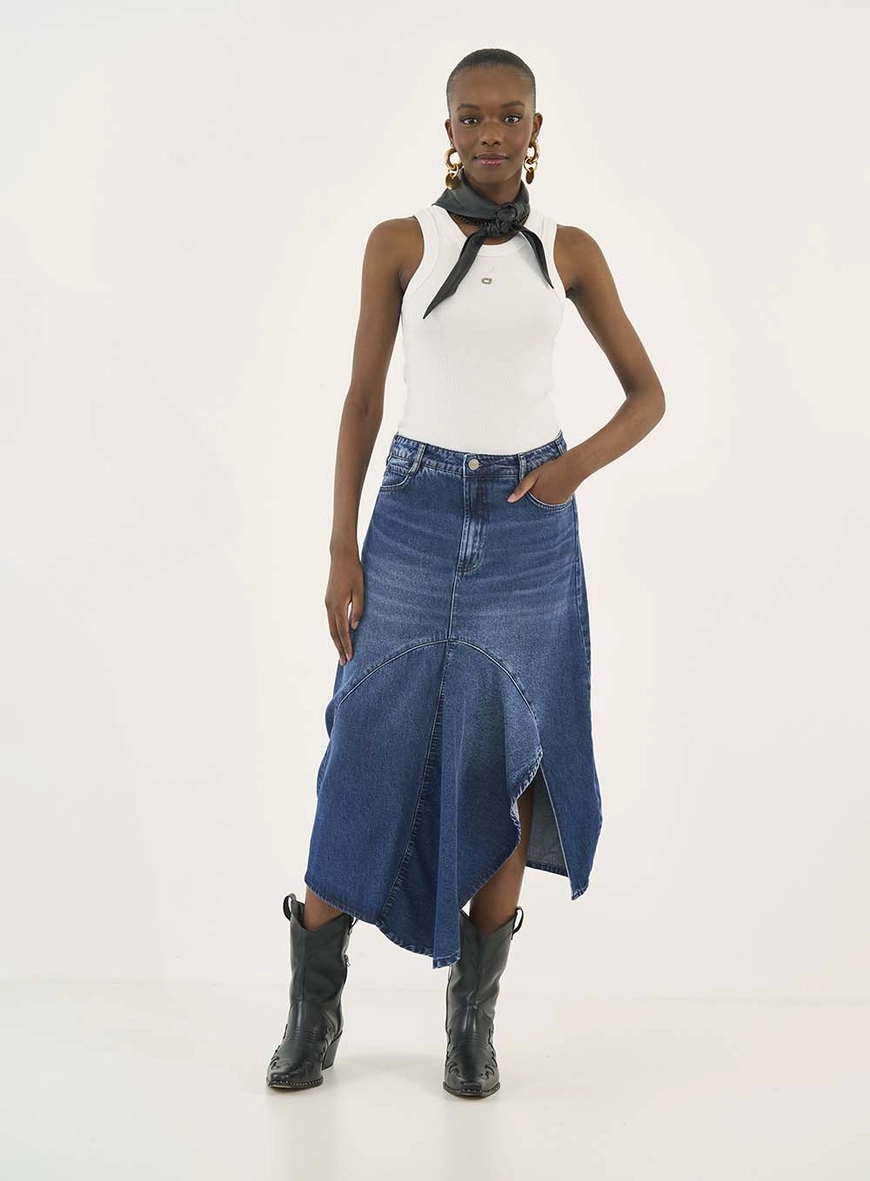 Saia Jeans