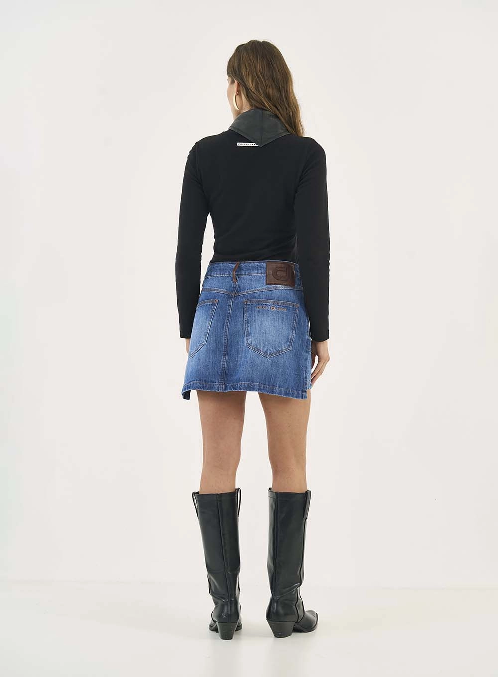 Saia Jeans Cancun Índigo