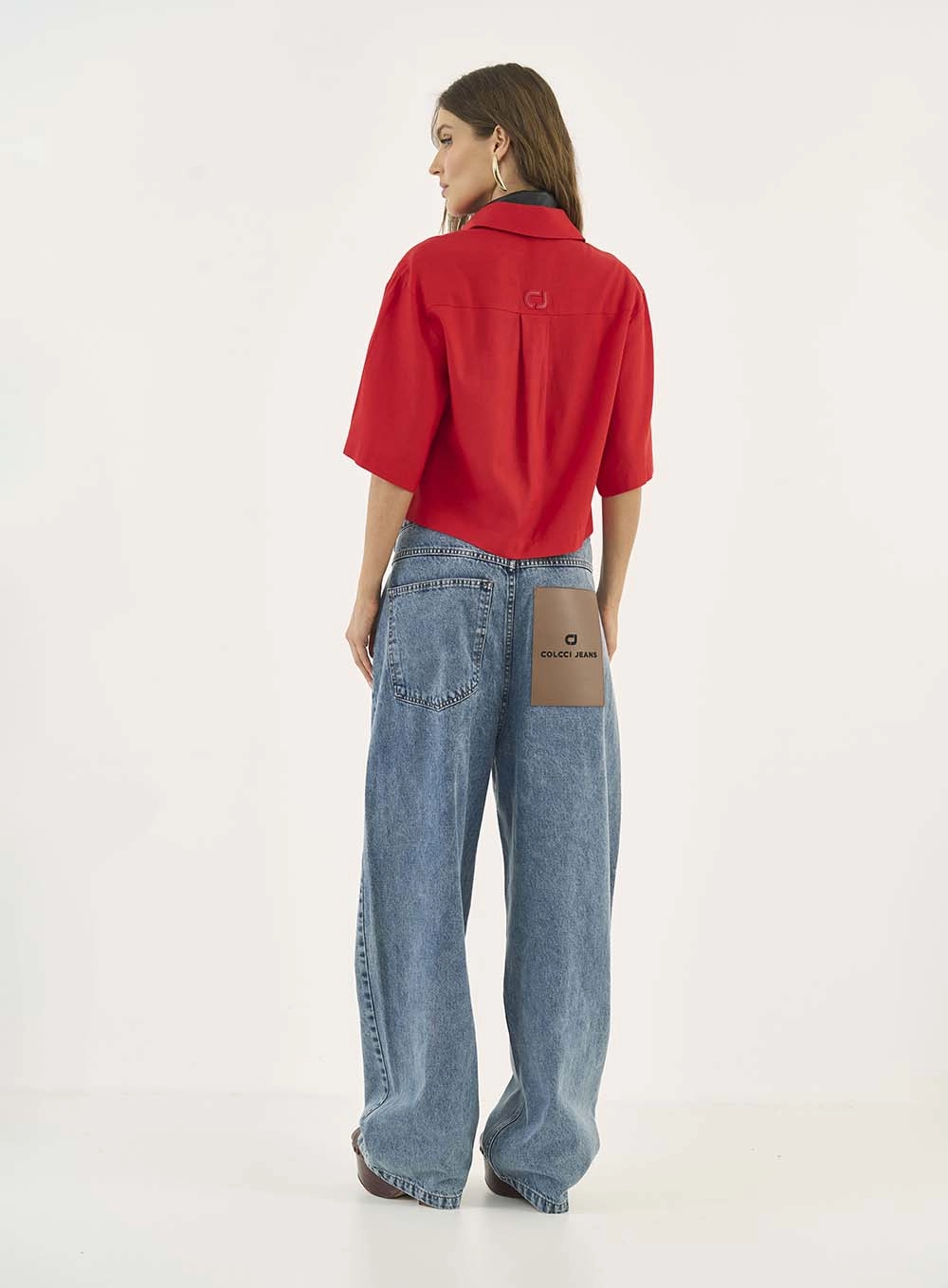 Camisa Linho Vermelho