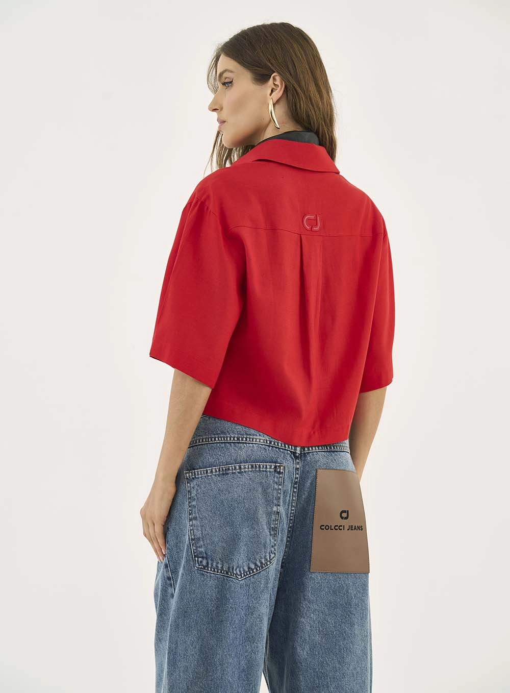 Camisa Linho Vermelho