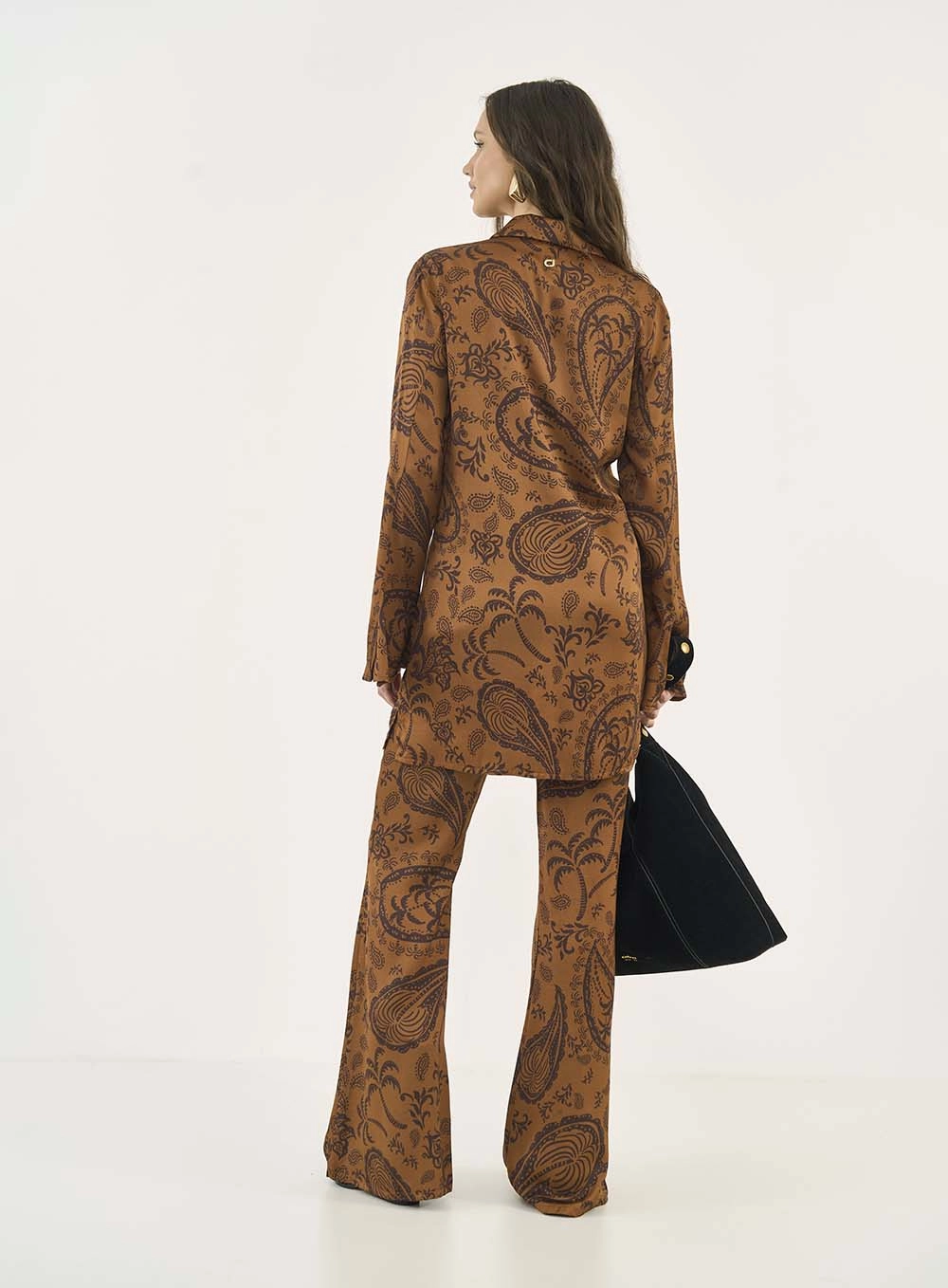 Camisa Longa Paisley Country Estampados