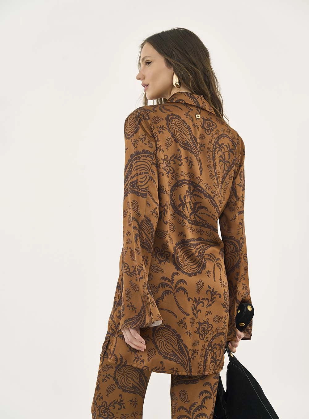 Camisa Longa Paisley Country Estampados