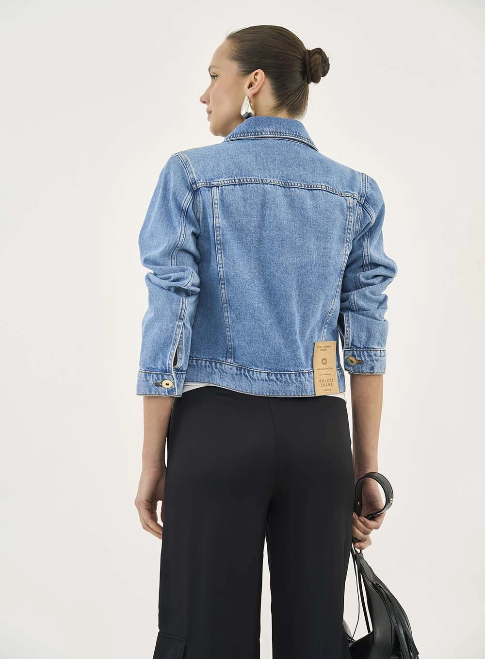 Jaqueta Jeans Trucker Comfort Índigo
