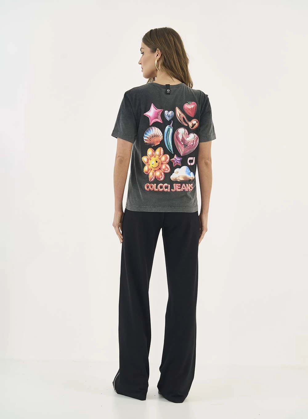 Camiseta Comfy Estampada Preto