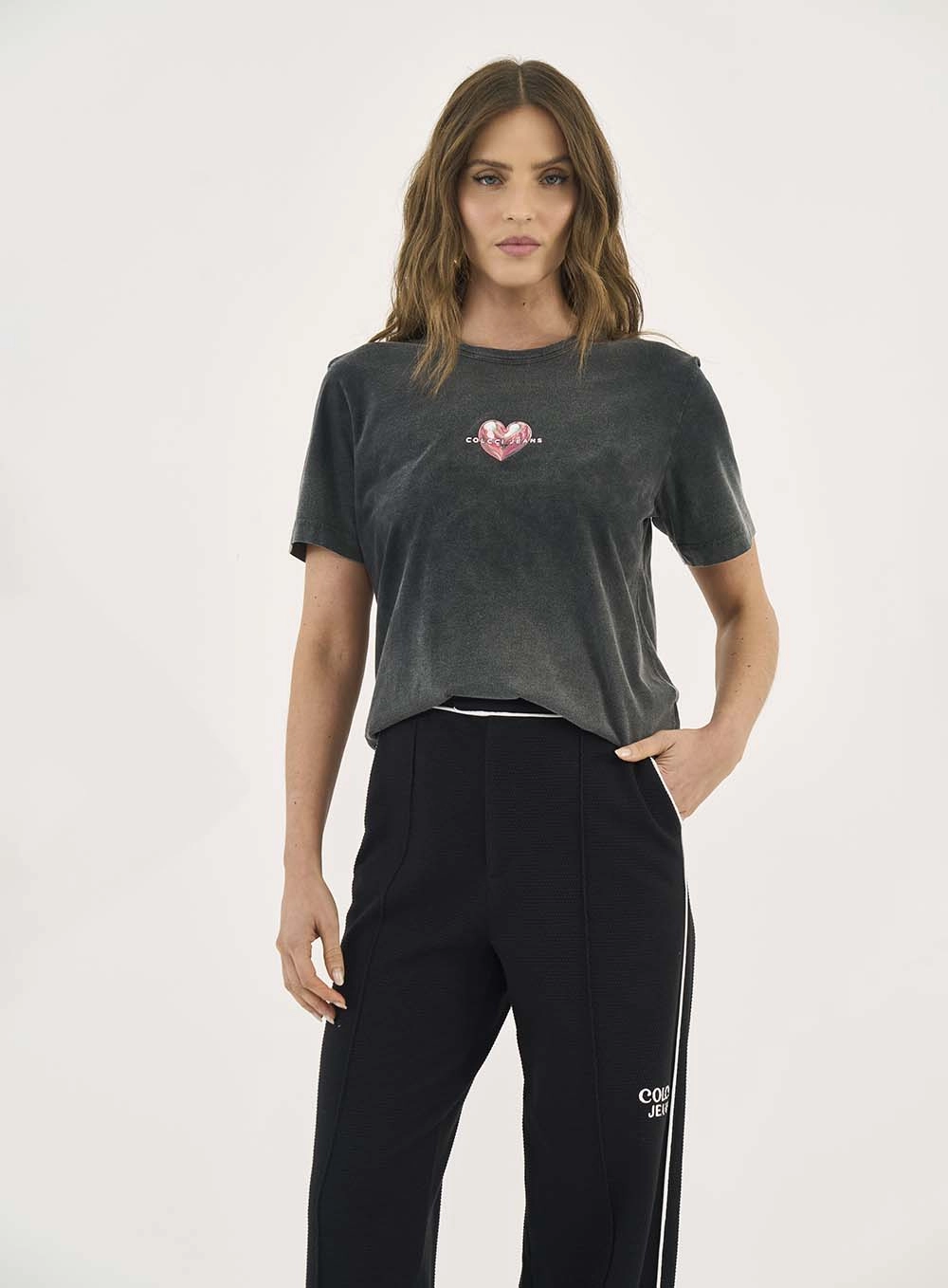Camiseta Comfy Estampada Preto
