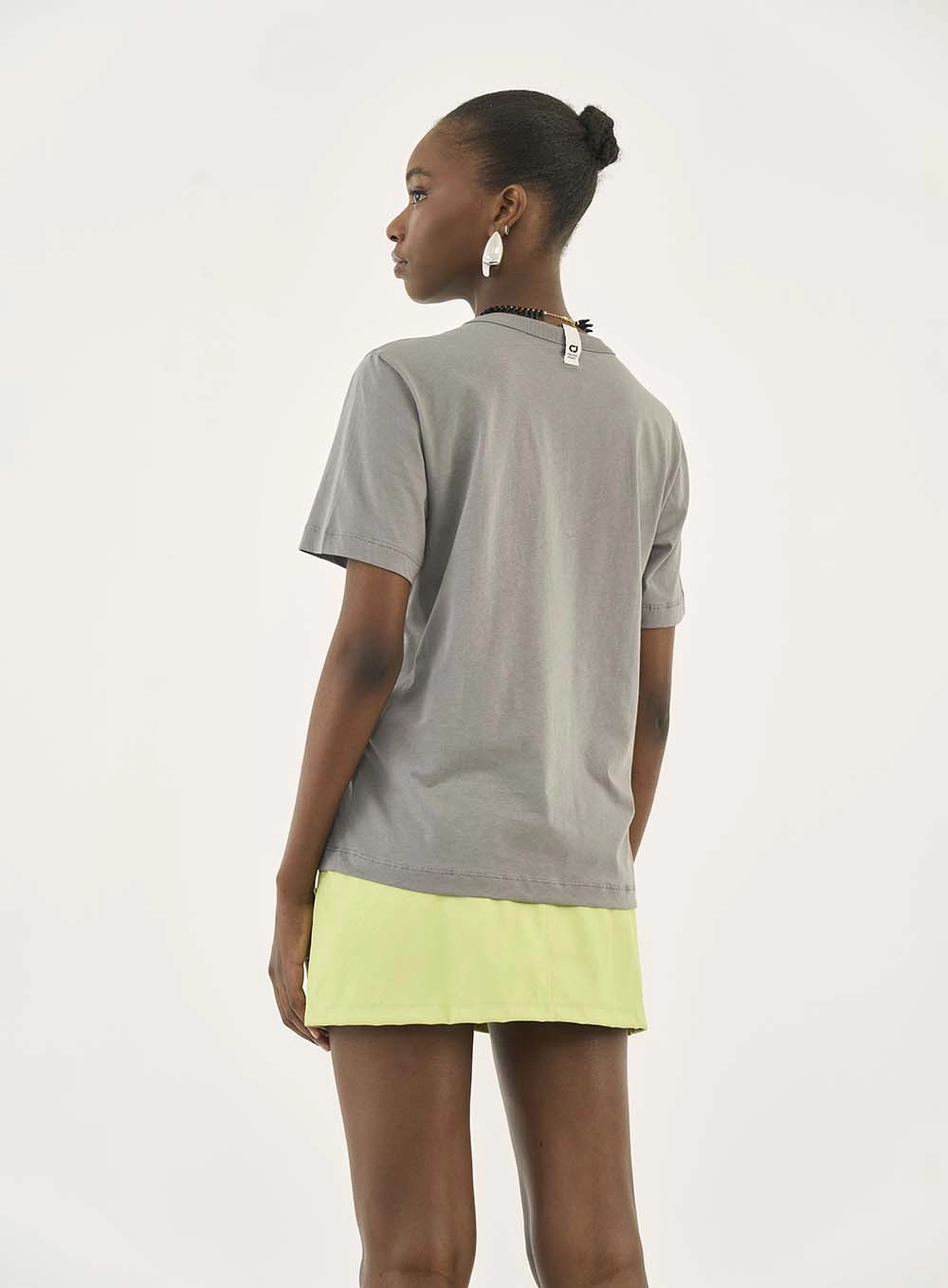 Camiseta Colcci Jeans Cinza
