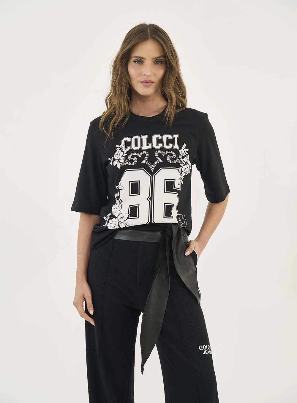 Camiseta Estampada Preto