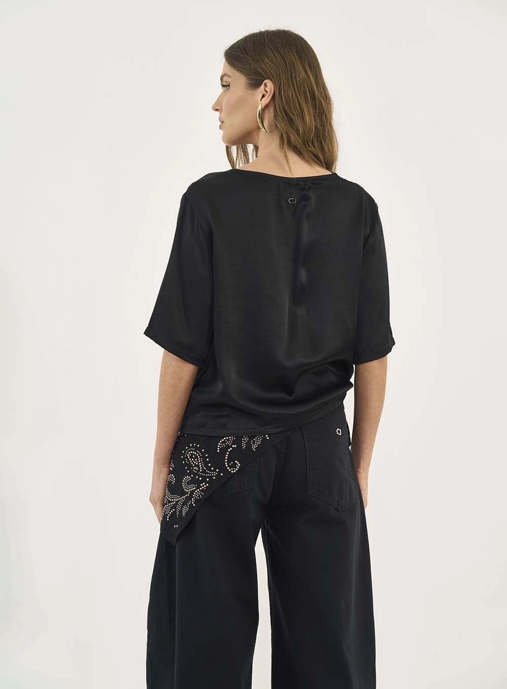 Camiseta Over Degagê Preto