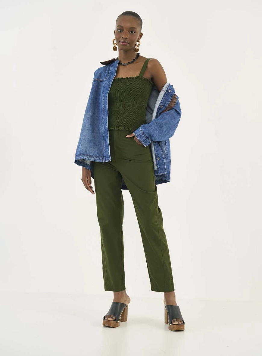 Blusa Tecido Plano 1 Feminino Colcci Jeans