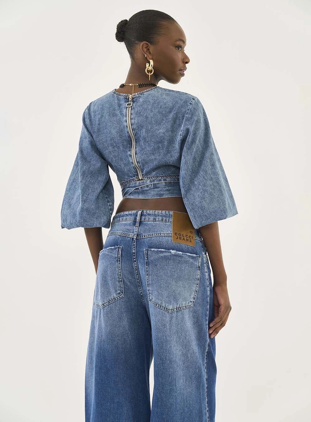 Blusa Jeans Índigo
