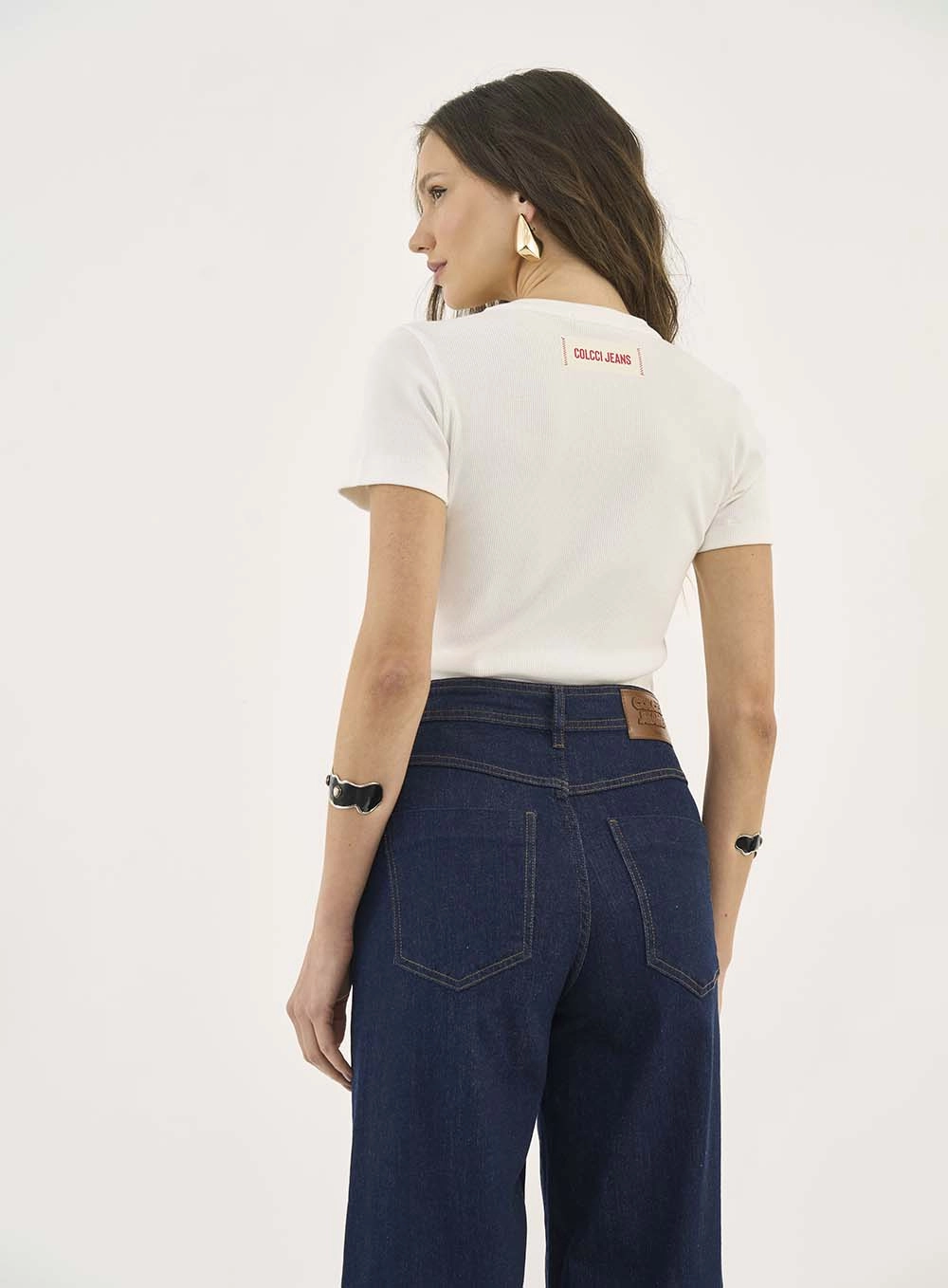 Blusa Slim Canelada Off Shell
