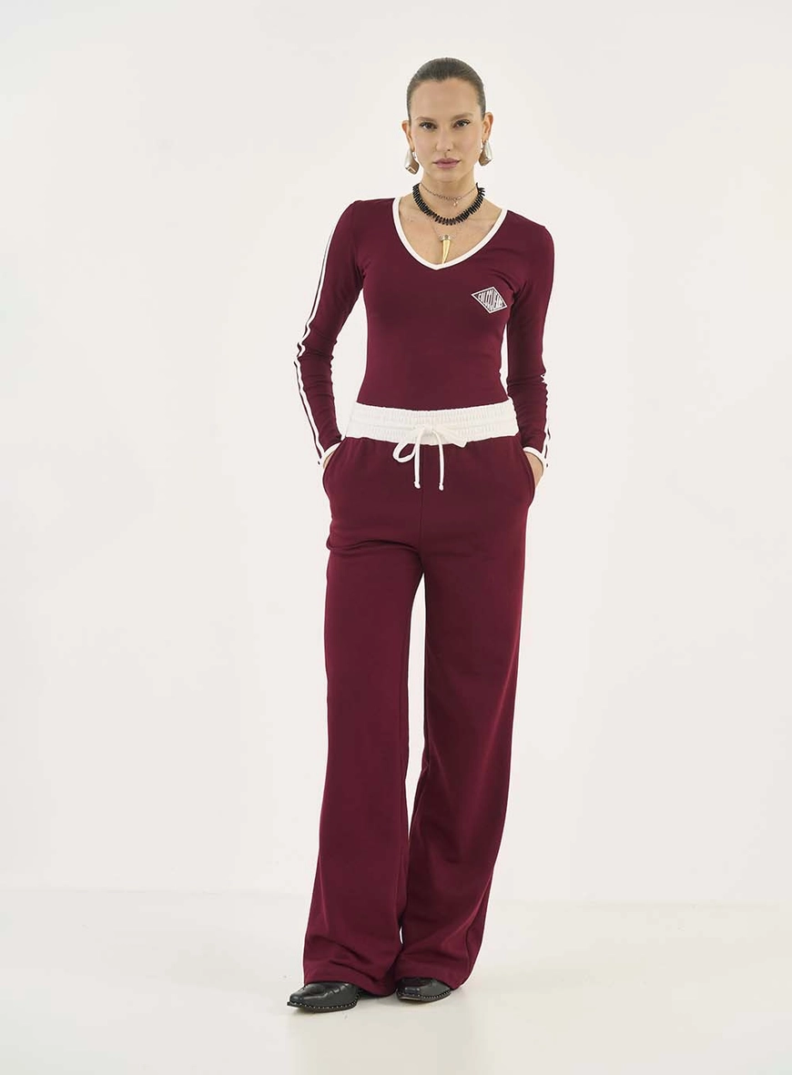 Blusa Slim Manga Longa Gola V