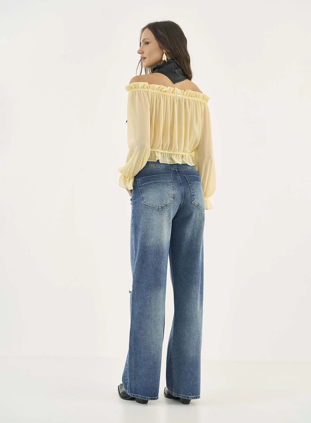 Blusa Colcci Jeans Amarelo