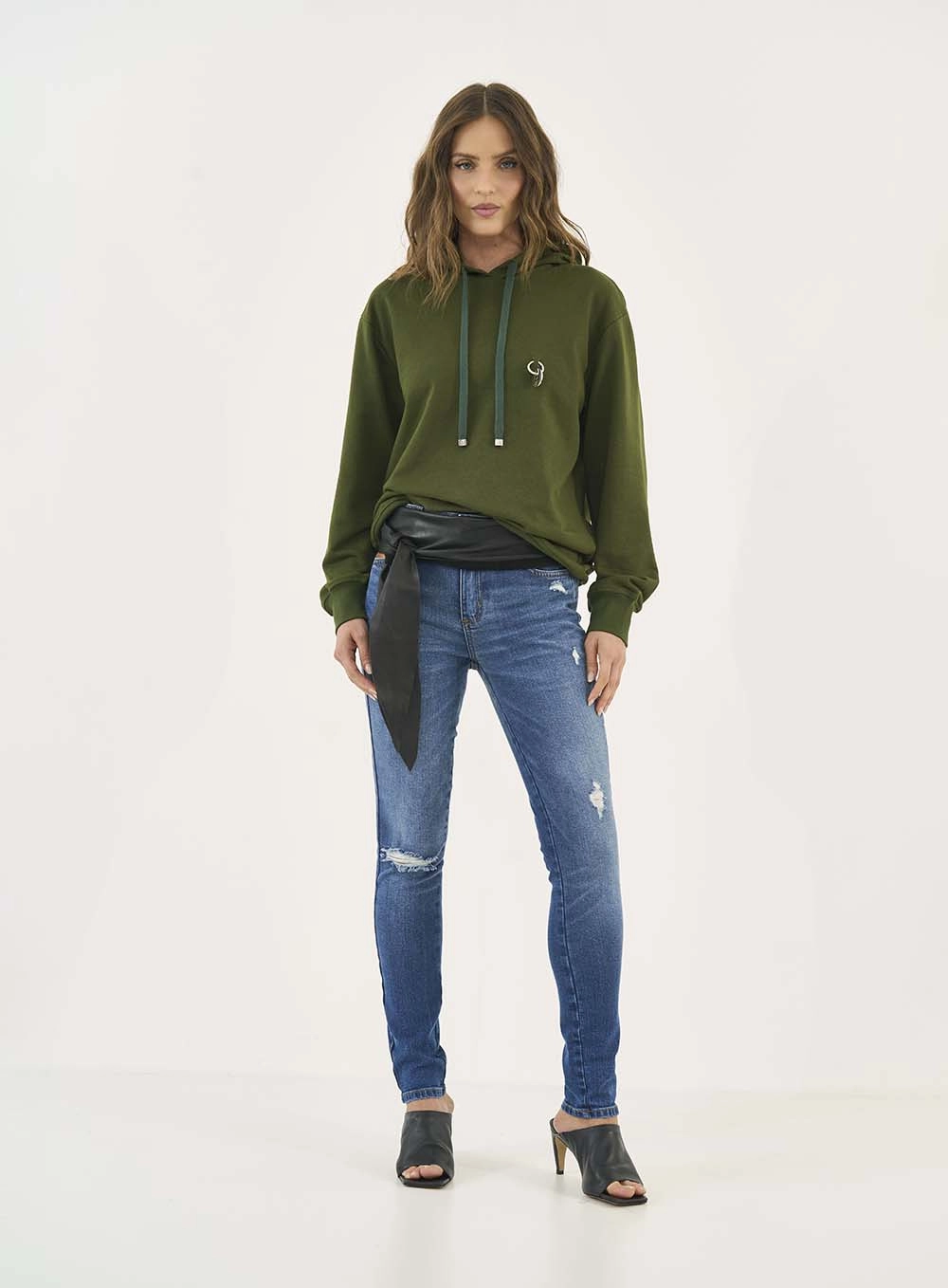 Blusao Malha 1 Feminino Colcci Jeans Verde