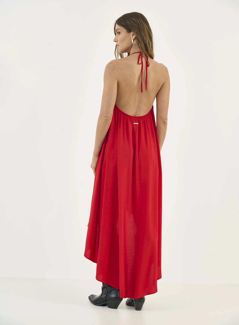 Vestido Colcci Jeans Vermelho