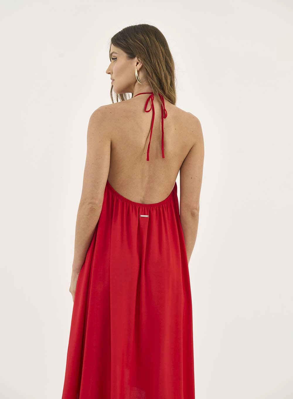 Vestido Colcci Jeans Vermelho