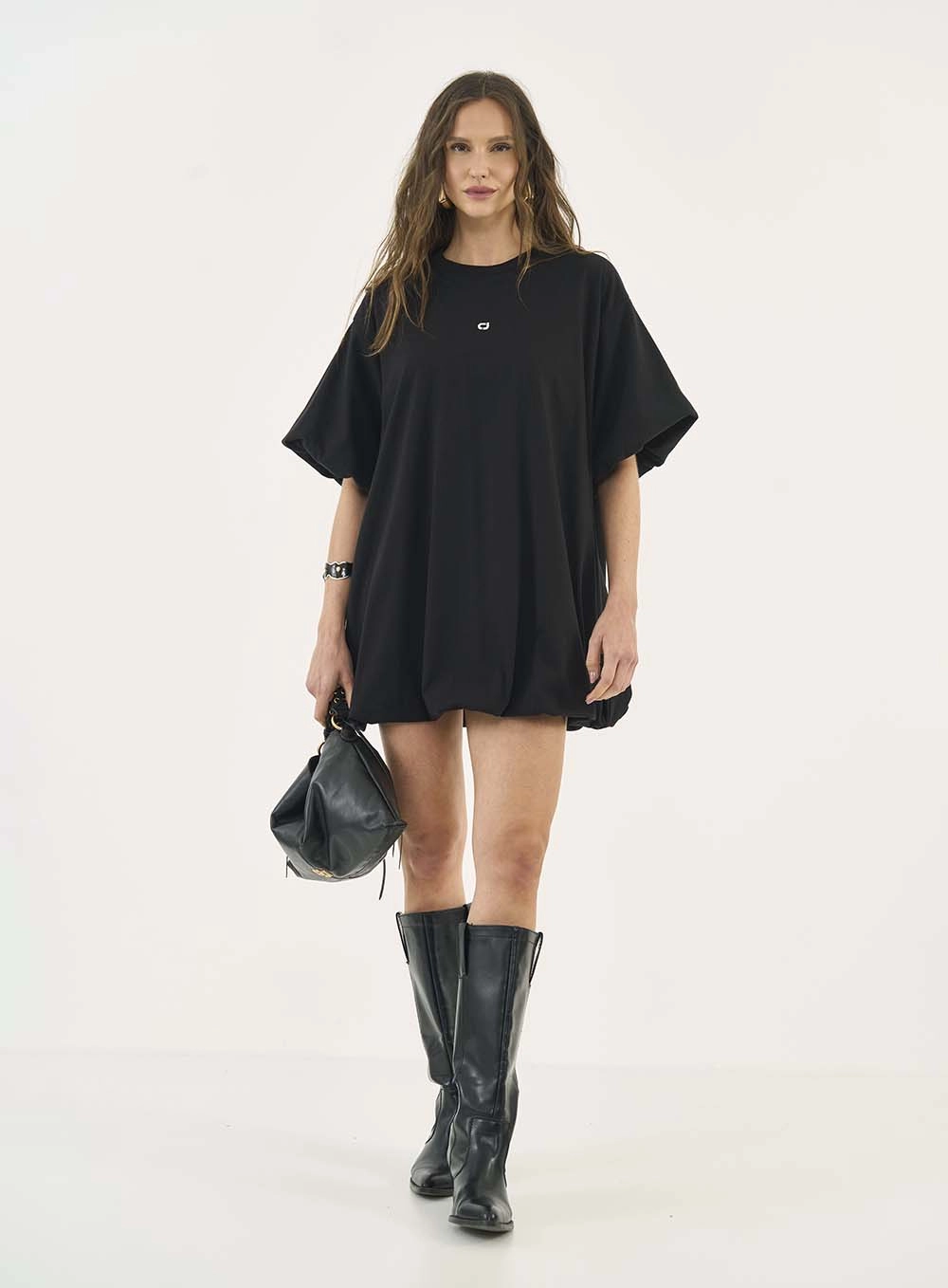 Vestido Comfort Balonê Preto