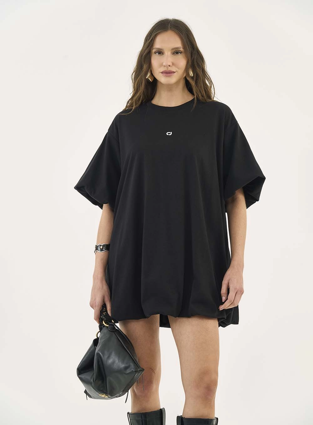Vestido Comfort Balonê Preto