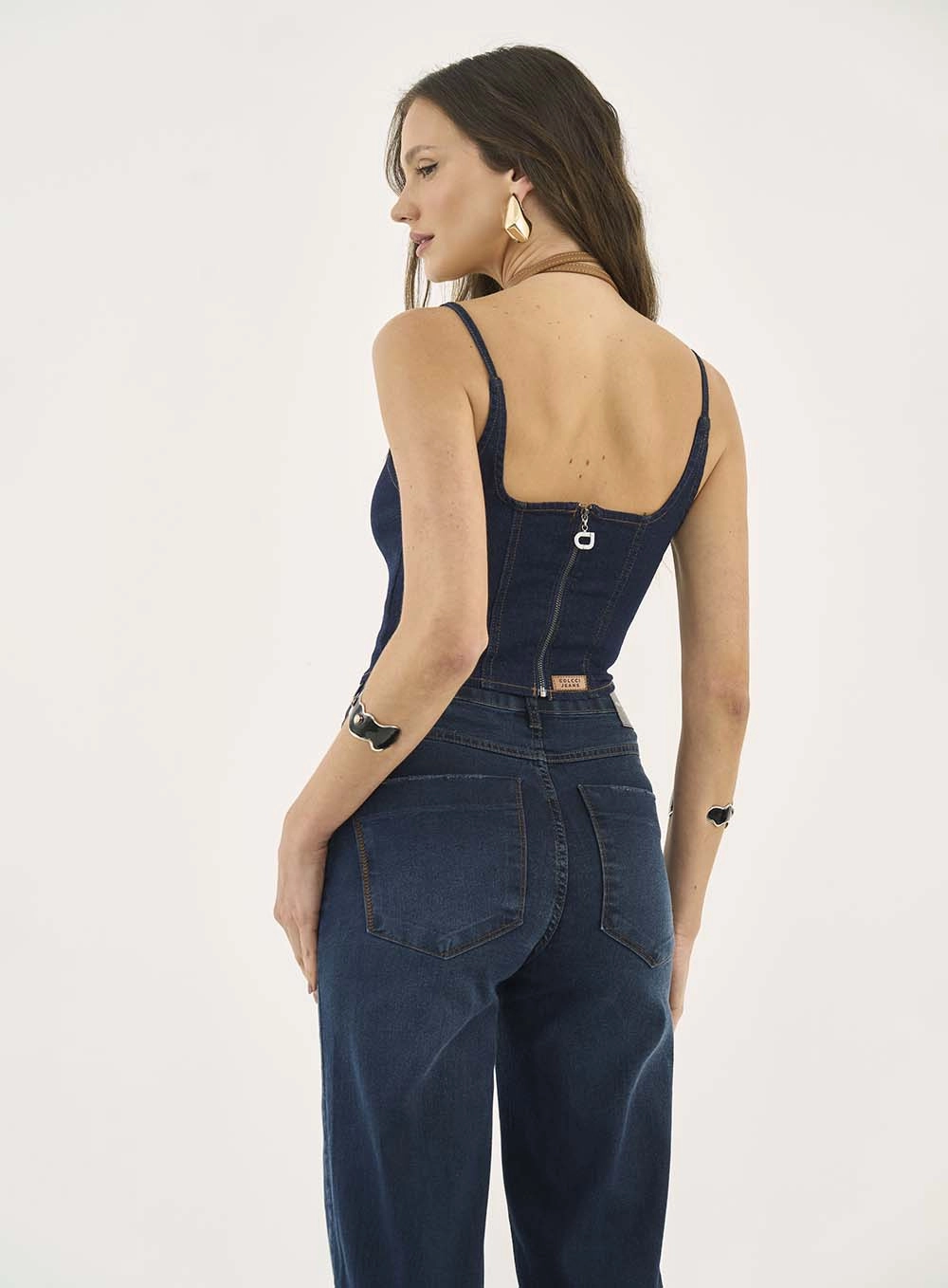 Top Jeans Índigo