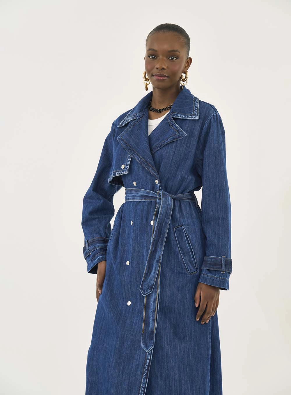 Casaco Jeans Alongado Índigo