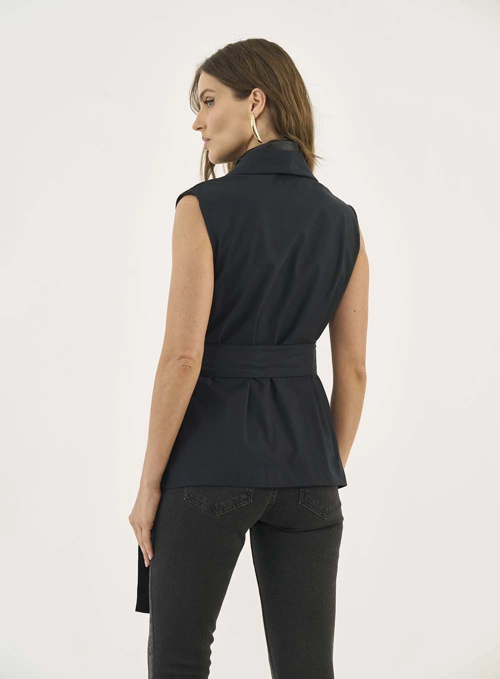 Colete Alfaiataria Western Wrap Preto