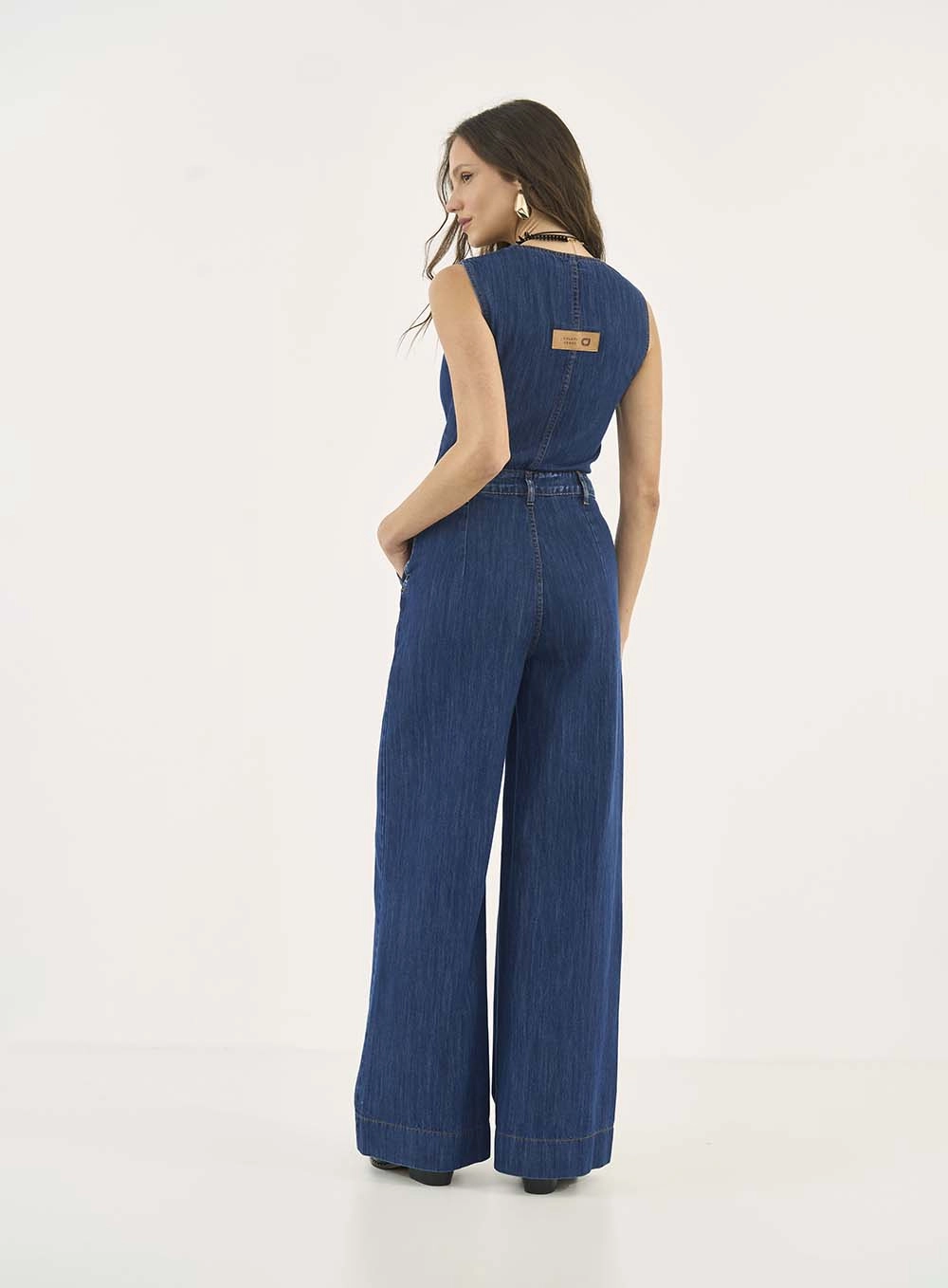 Macacão Jeans Índigo