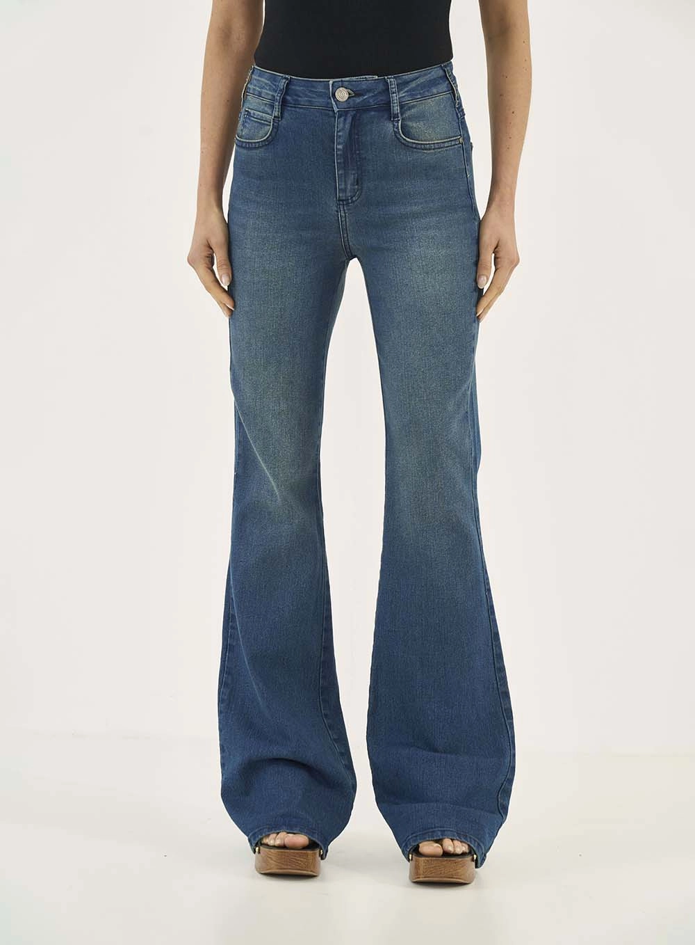 Calça Jeans Nova York Flare Índigo