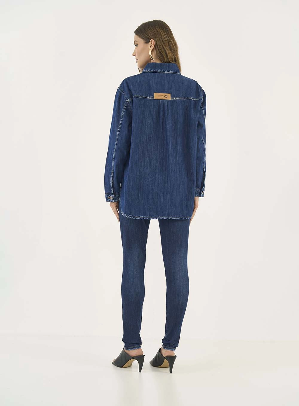 Calça Jeans Skinny Madrid Com Cinto Índigo