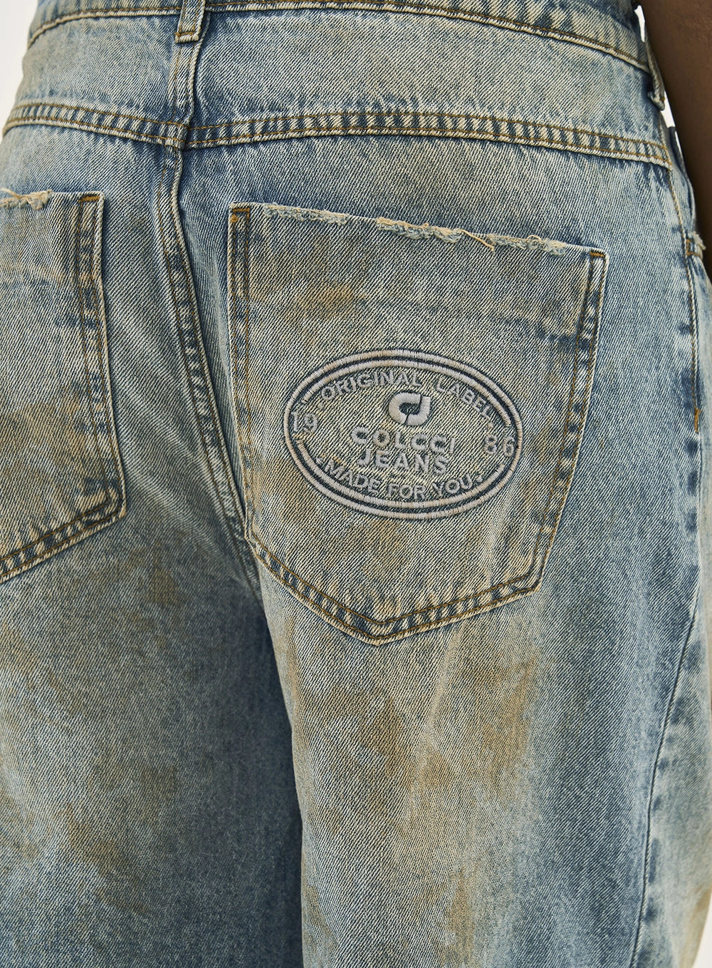 Bermuda Jeans Ampla Miami Índigo