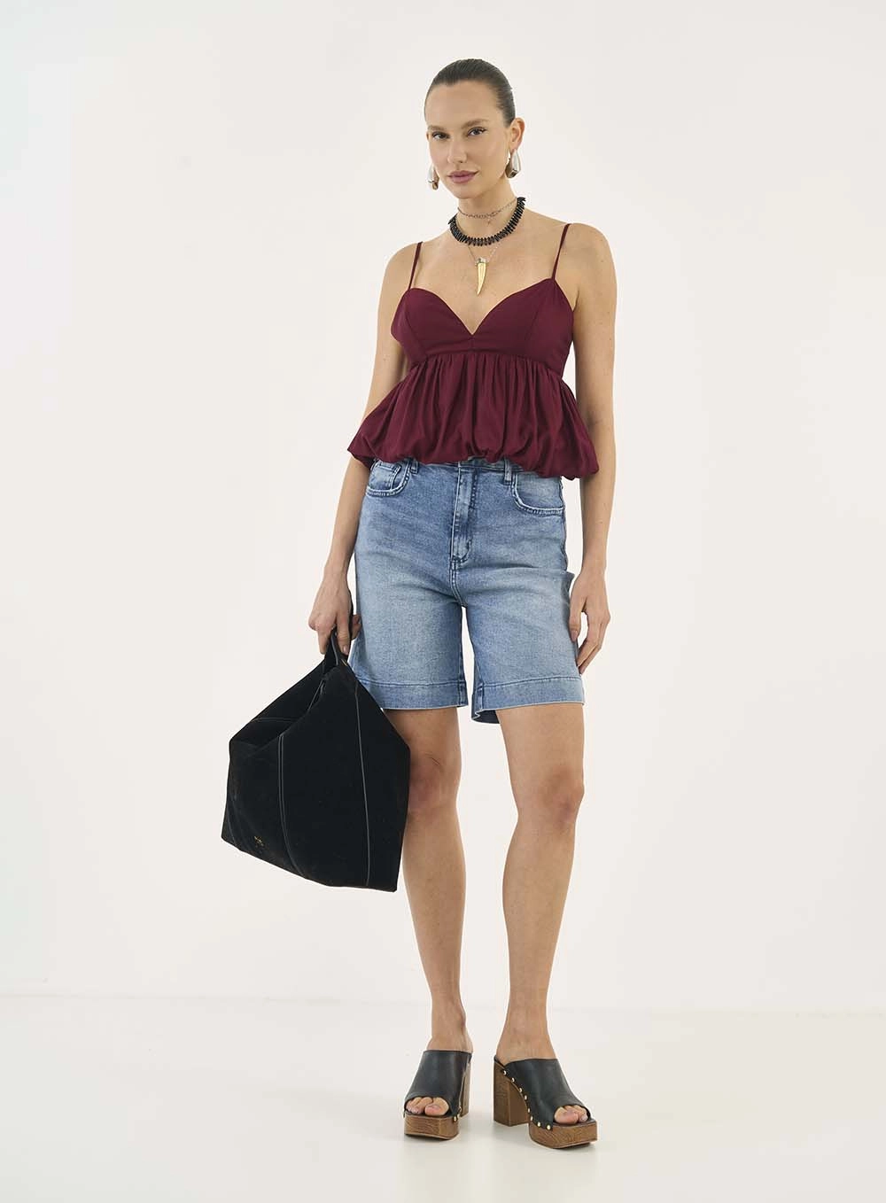 Bermuda Jeans Dubai Índigo