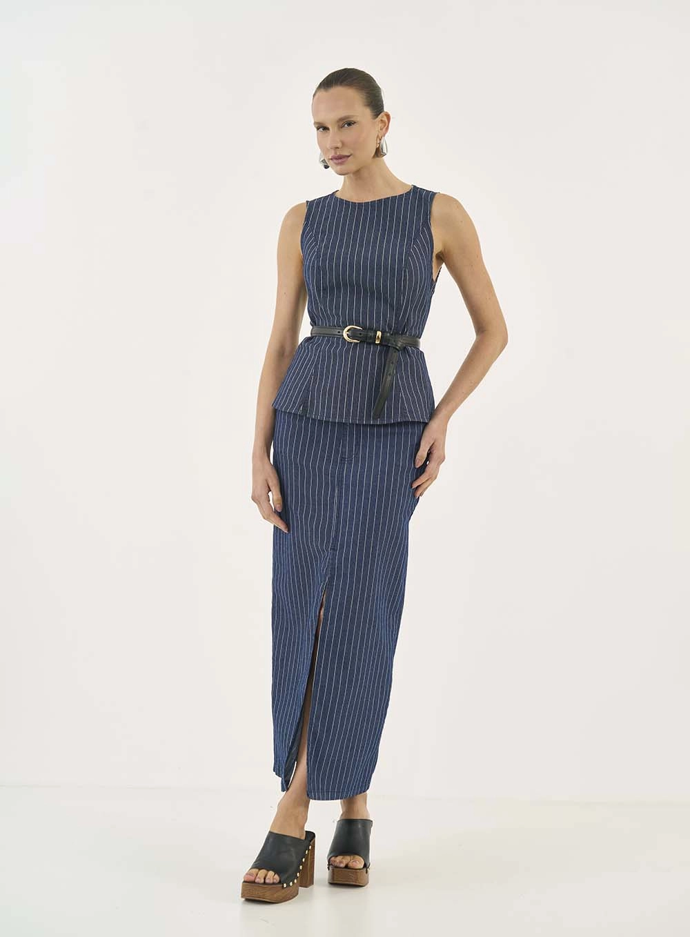 Saia Jeans 1 Feminino Colcci Jeans Estampados
