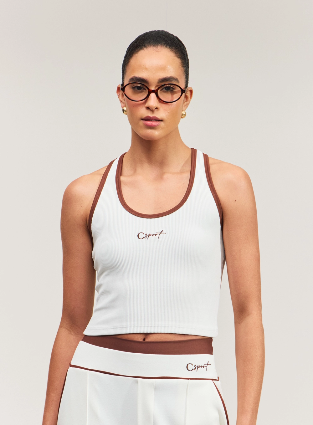 Regata Justa Canelada Com Detalhes Off Natural