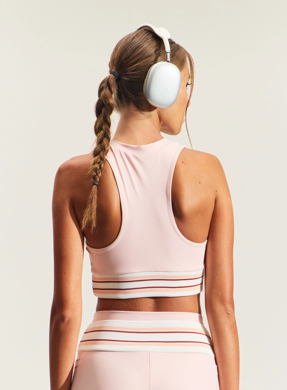 Top Decote V Com Elástico Personalizado Rosa