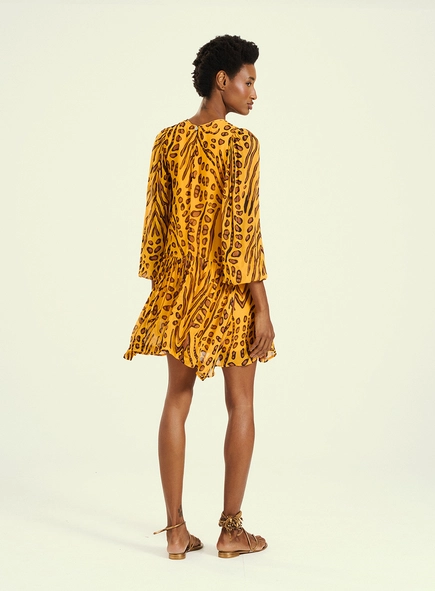 Vestido Feminino Curto Estampado