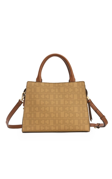 Bolsa Colcci Feminina Monograma Caramelo