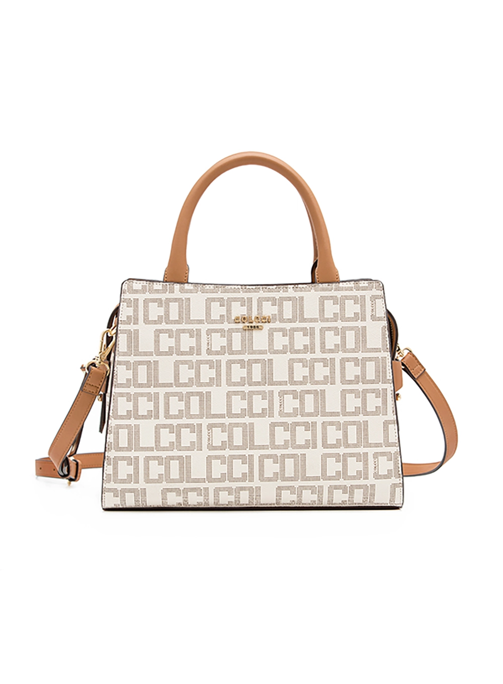 Bolsa Colcci Feminina Monograma Branco