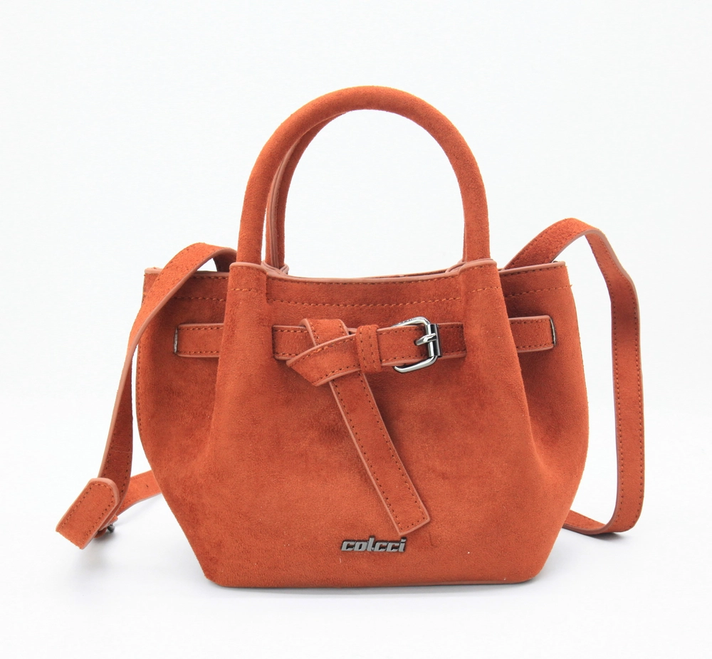 Bolsa Colcci Feminina Crossbody Fold Terracota