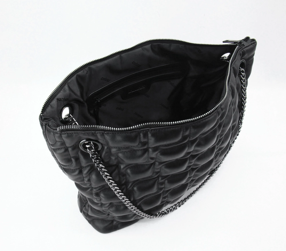Bolsa Colcci Feminina Hobo Matelassê Preto