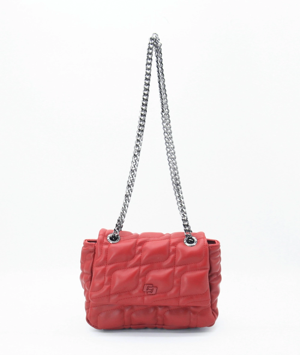 Bolsa Feminina Crossbody Matelassê Vermelho