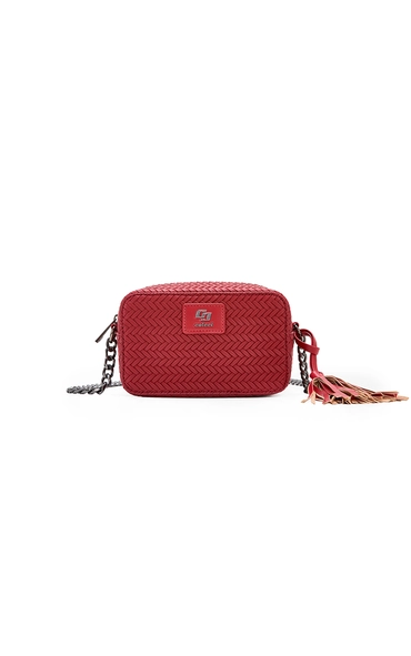 Bolsa Colcci Feminina  Camera Bag Tresse Vermelho