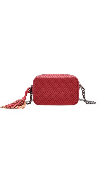 Bolsa Colcci Feminina  Camera Bag Tresse Vermelho