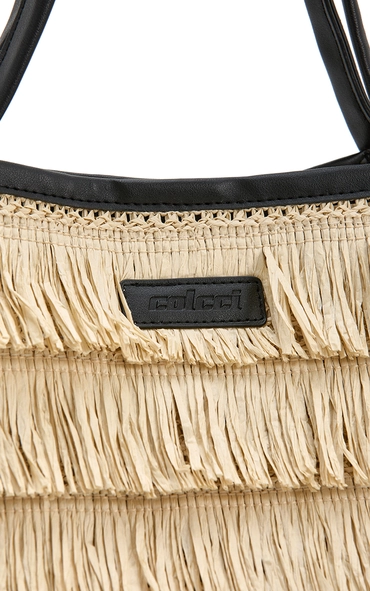 Bolsa Colcci Feminina Bag Palha Natural