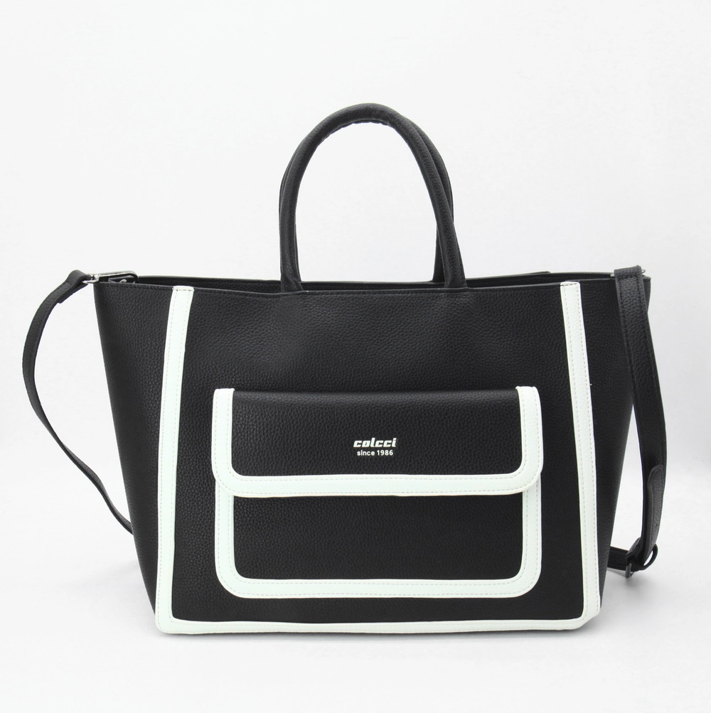 Bolsa Colcci Feminina Tote P&b Preto